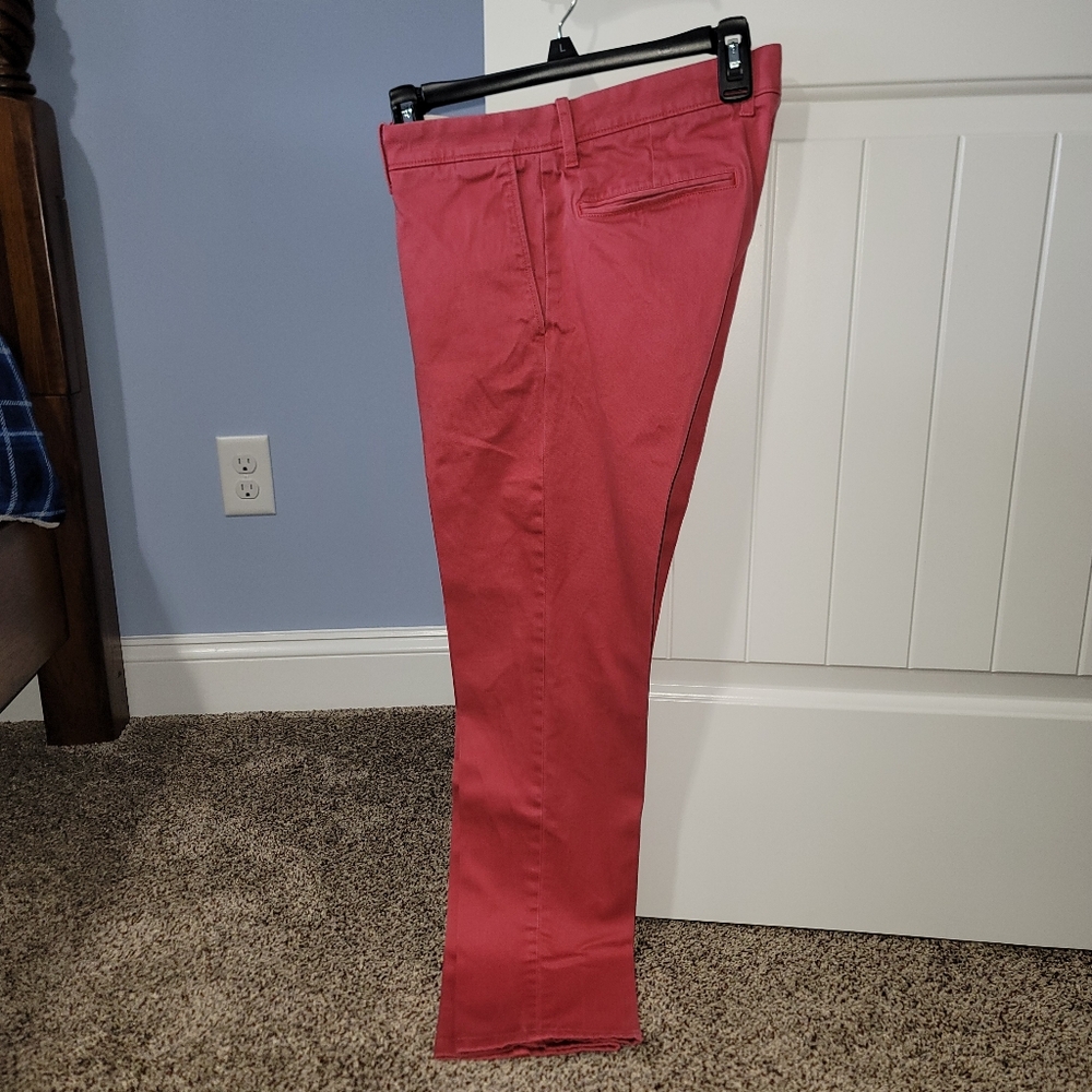 J. Crew Men's red pants 30/30